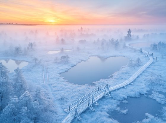 Ziemas pasakas un sniegpārslu virpulis